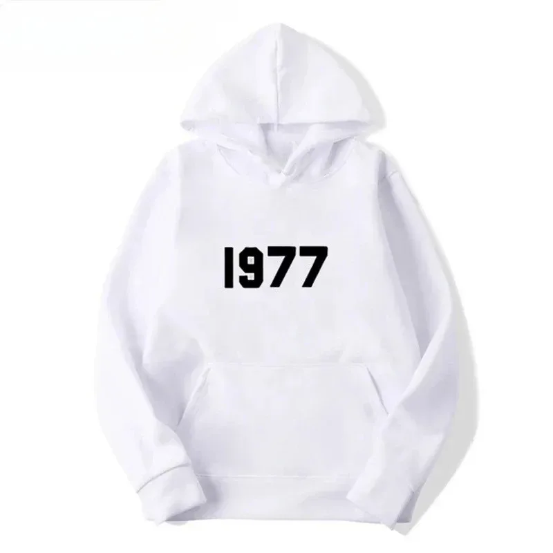 1977 Printed New Fashion Women's Hoodies Hip Hop Street Simple Style Hot Selling Women's Sports Winter Autumn Hoodies Clothing
