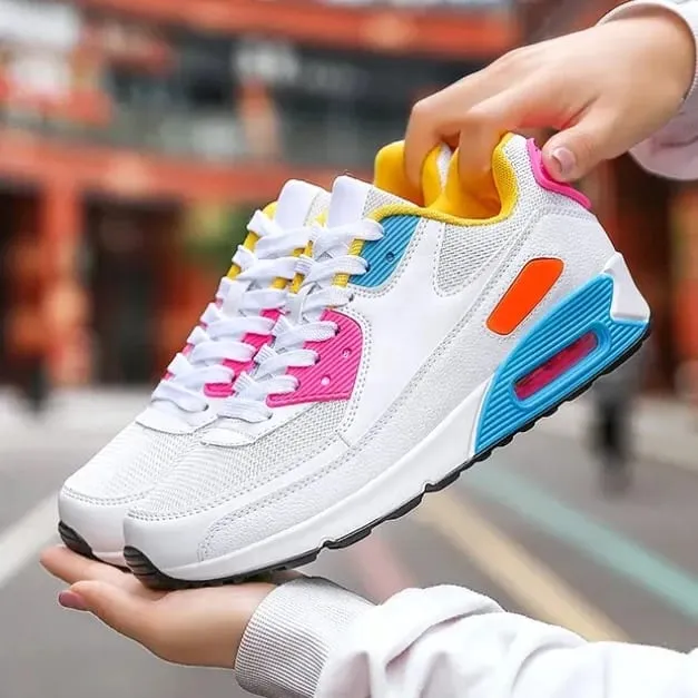 Comfortable and Non Slip Men's Leisure Shoes Anti Odor Autumn New Item Color Blocked and Non Slip Outdoor Couple sneakers