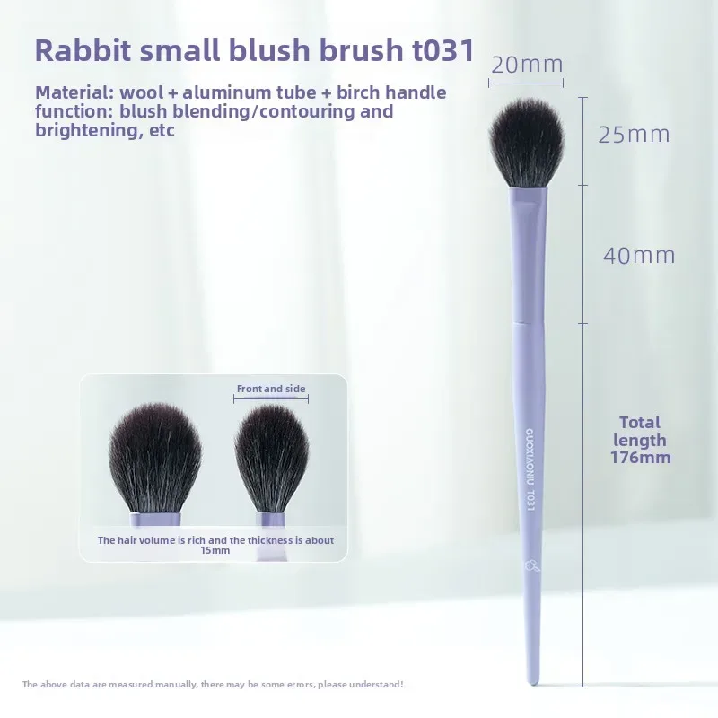 1PC Super Soft Purple Blusher Brush Foundation Contour Eye Shadow Brush Highlight Brow Shadow Brush Makeup Brushes