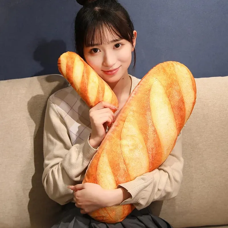 Wholesale Giant Bread Plush Long Pillow Toy Soft Funny Simulation Food Toy Creative Cushion Birthday Present Christmas Gift