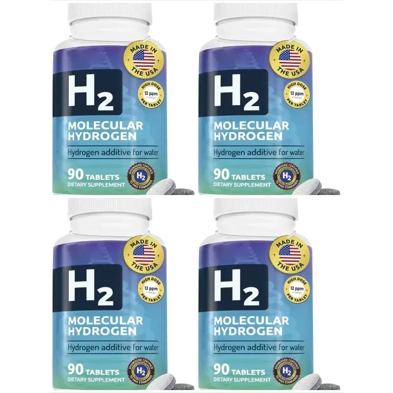 Molecular Hydrogen Tablets with Magnesium for Water Drink Muscle Relaxation Energy Metabolism Bone Health Support 90 Tablets — image 9