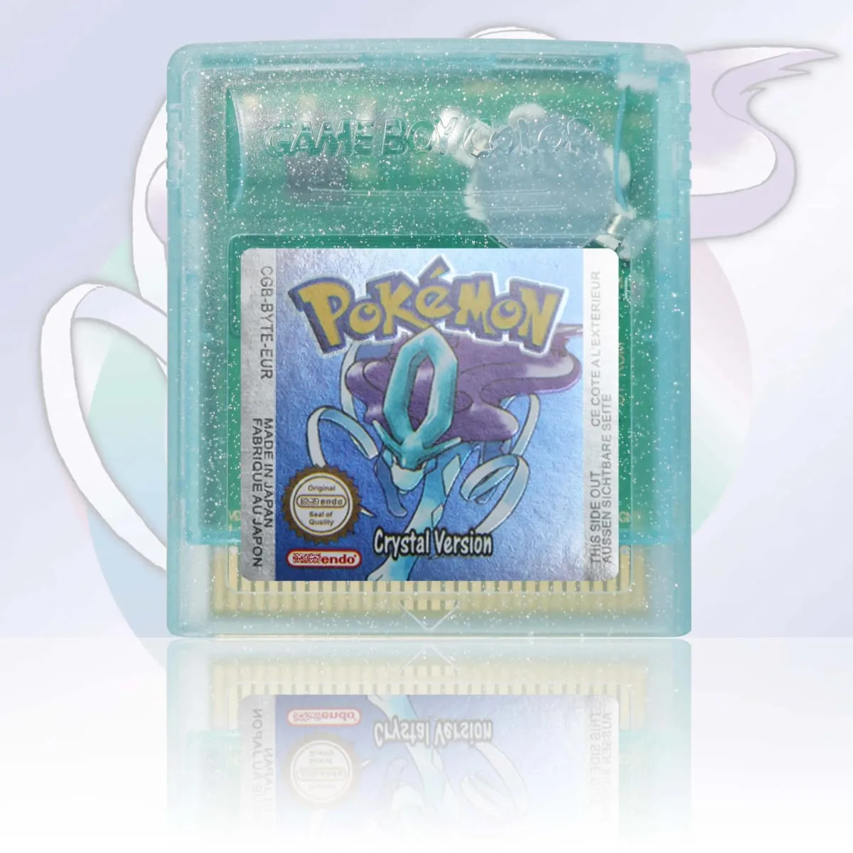GBC/GBA EUR Version Pokemon Crystal/Yellow/Emerald/Fire Red/Leaf Green Game Cartridge Video Game Card High Quality with Battery