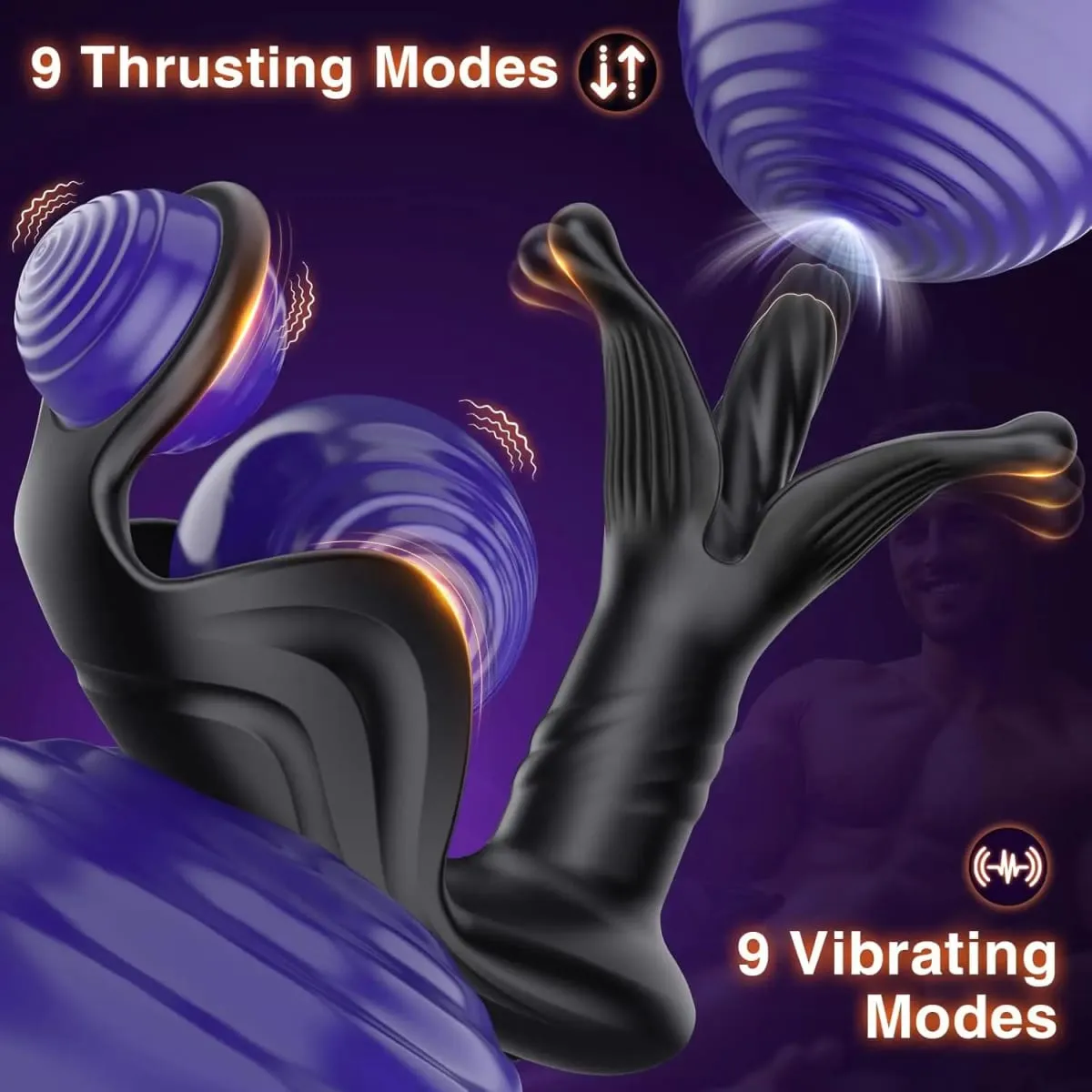 2026 New Upgrade Prostate Massager Anal Toys AI-Powered Butt Plug Male Sex Toys For Men Anal Plug Adult