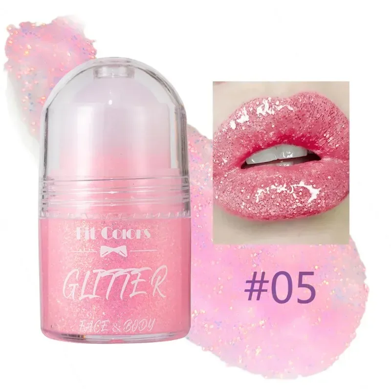 Sparkling Sequins Glitter Gel Face Body Eye Painting Shine Liquid White Silvery Pearl Gloss Eye Brighten Stage Makeup Decoration