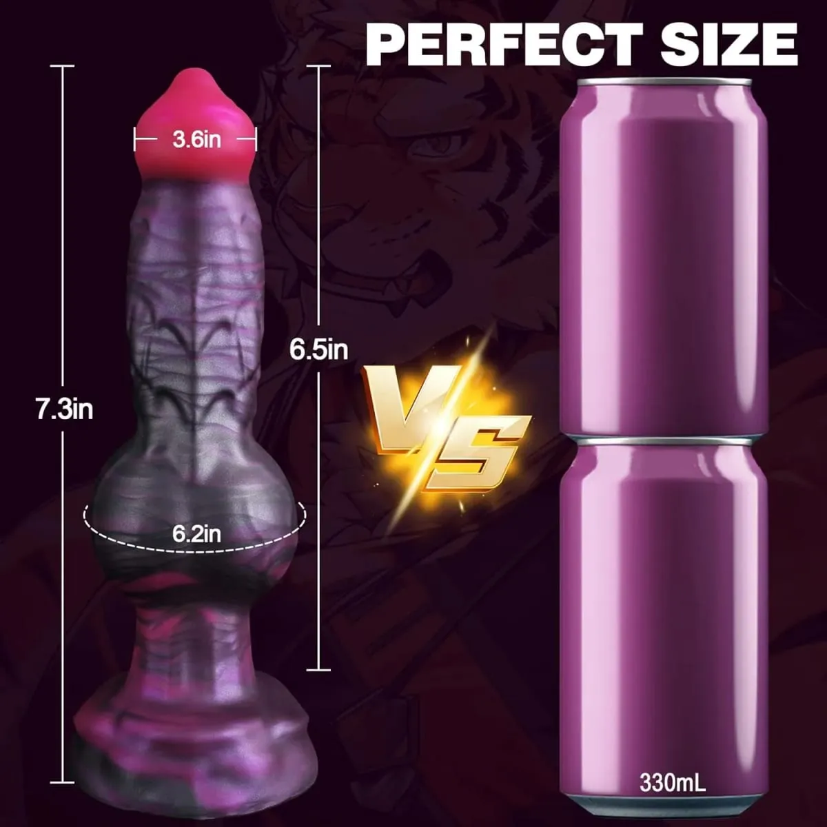 9 "lobo pênis anal plug brinquedo sexo feminino iniciante cão nó vibrador realista silicone animal com forte ventosa fantasia monstro