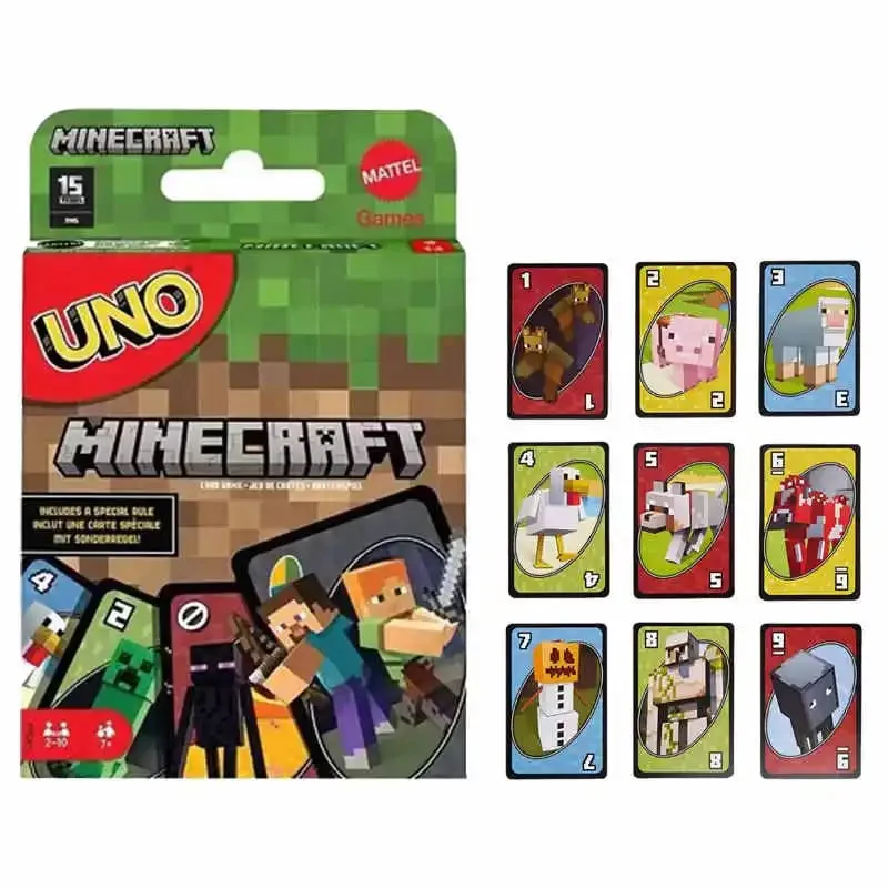 Mattel Games UNO Flip! Toy Game Board Game Cards Hot Wheels No Mercy Super Mario Toy Story DOS Minecraft Elite F1 Collectible