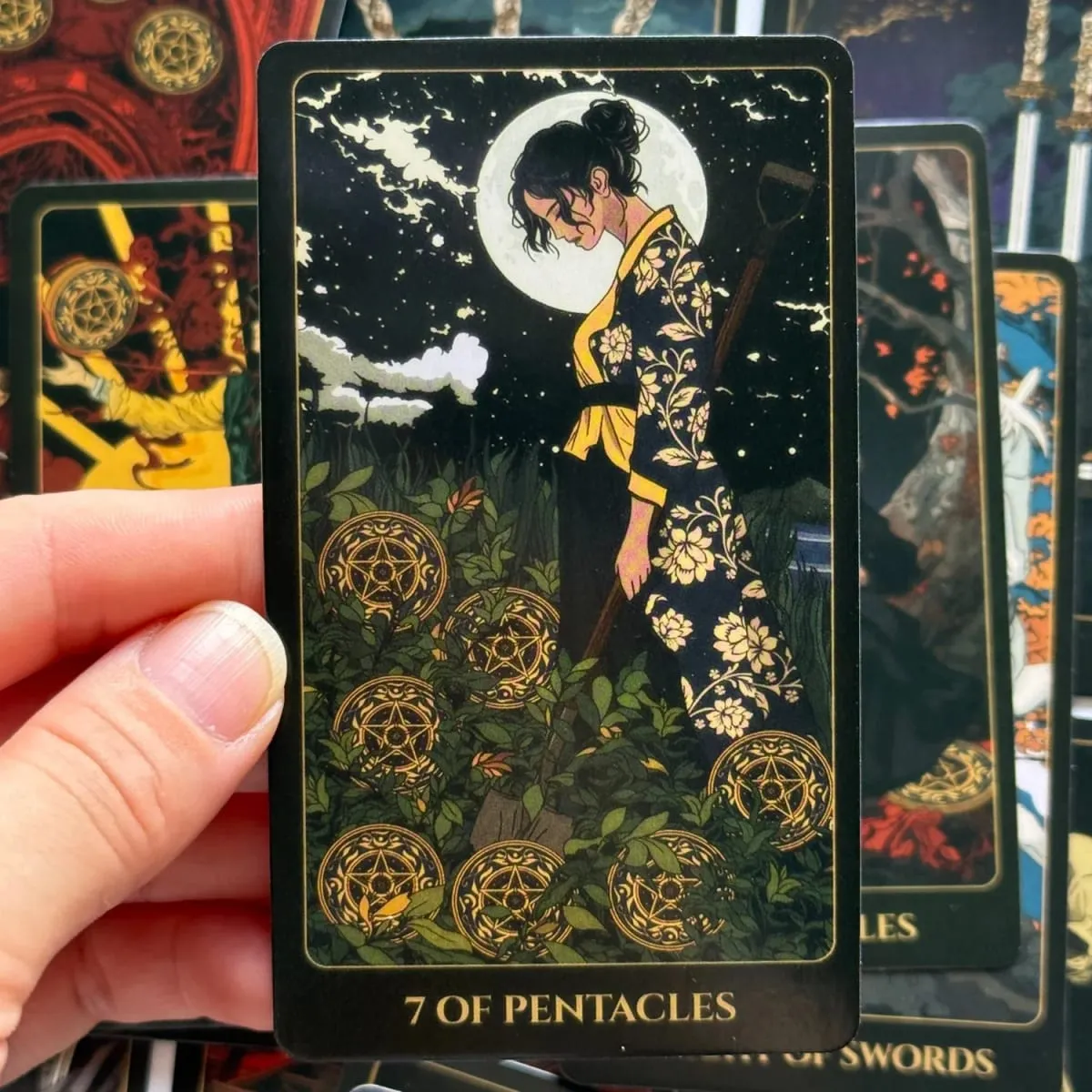 Ukiyo Tarot Cards English Visions 78 Deck Board Playing Games