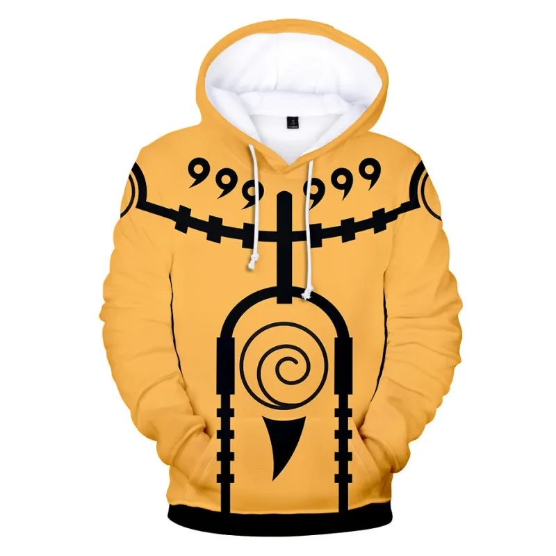 Bandai Naruto 3D Anime Hoodie – เสื้อผ้าผู้ชายแนวสตรีทคอสเพลย์ฮาราจูกุและสไตล์ Y2K – อินเทรนด์และสะดวกสบาย