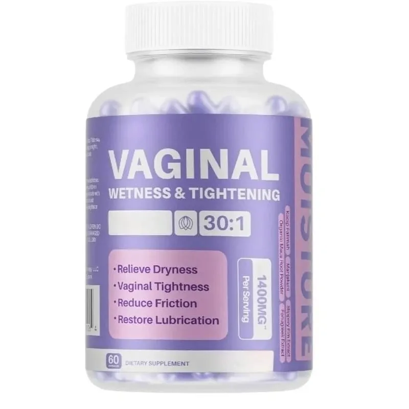 Women Vaginal Tightening Capsule Contain Maca Root & Fenugreek Support Elasticity PH Balance and Intimate Dryness Relief 60count
