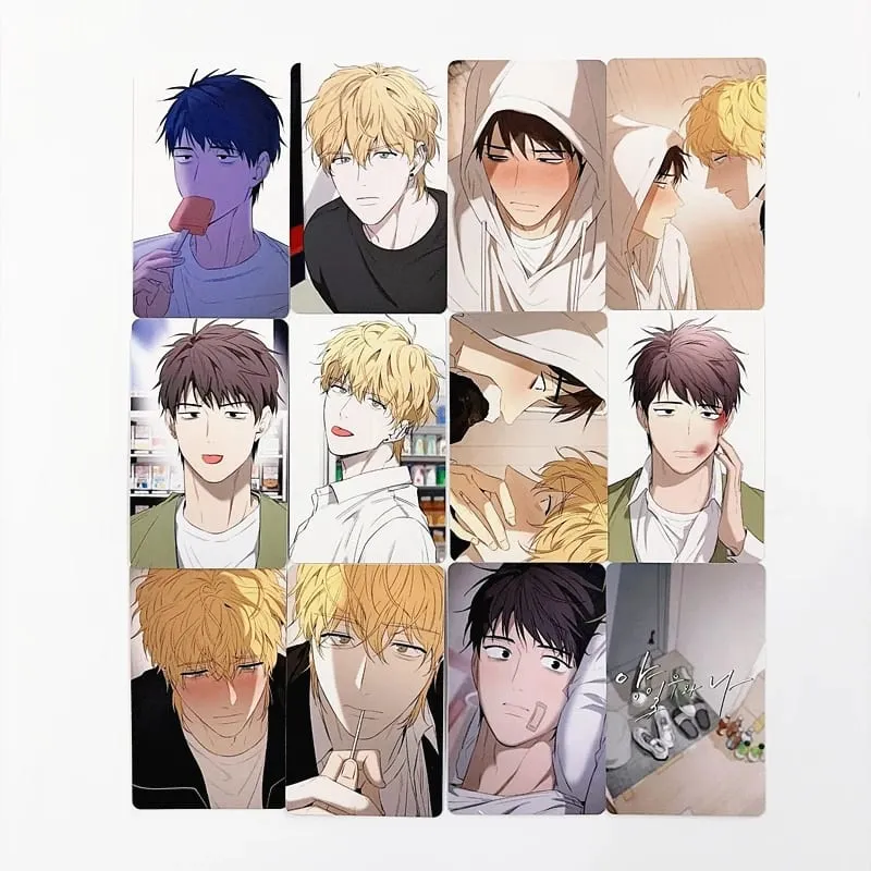 14Pcs/Set Yang Il-woo and I Manhwa Lomo Cards Yang Ilwoo & Jang Baekhee BL Webtoon Photo Cards for Fans Collection & Gift
