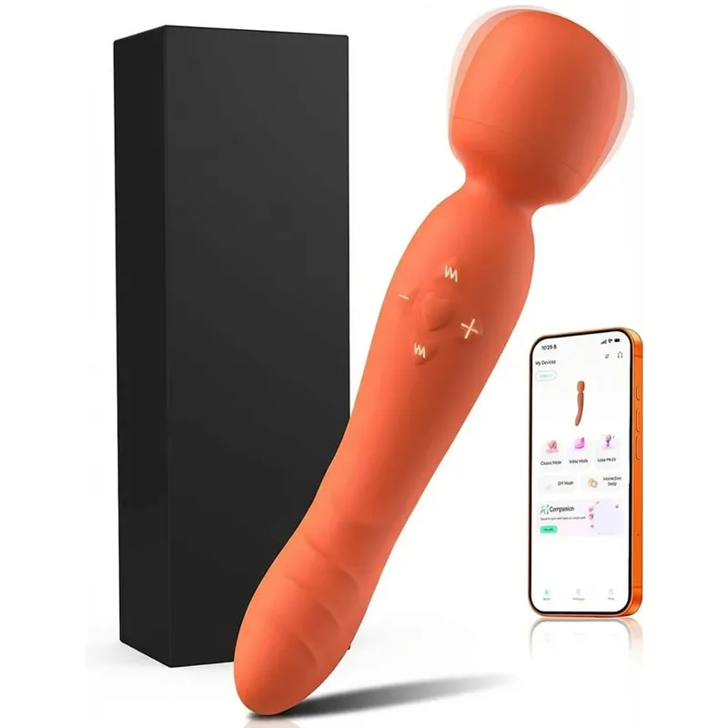 AV Vibrator G-spot Stimulation For Women Massage Stick Masturbation Stimulator Couple Silicone Female Doublehead Adult Sex Toys