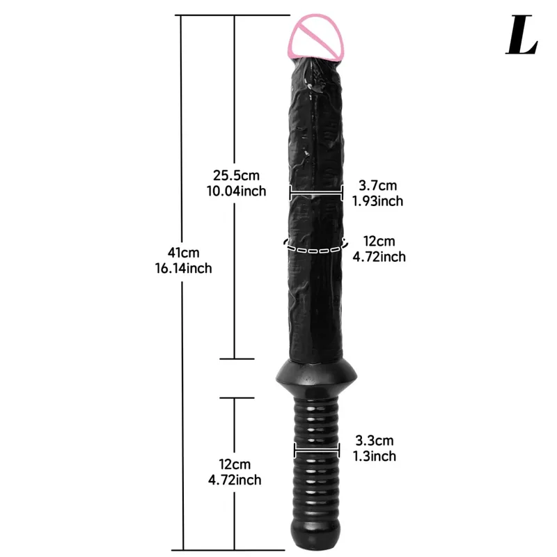 Παιχνίδια σεξ για ενήλικες Super Long Dildo με λαβή μαλακό πέος πρωκτικό βύσμα διείσδυσης πρωκτικό σημείο G πρωκτικό διέγερση Σπαθί σαμουράι Big Dick