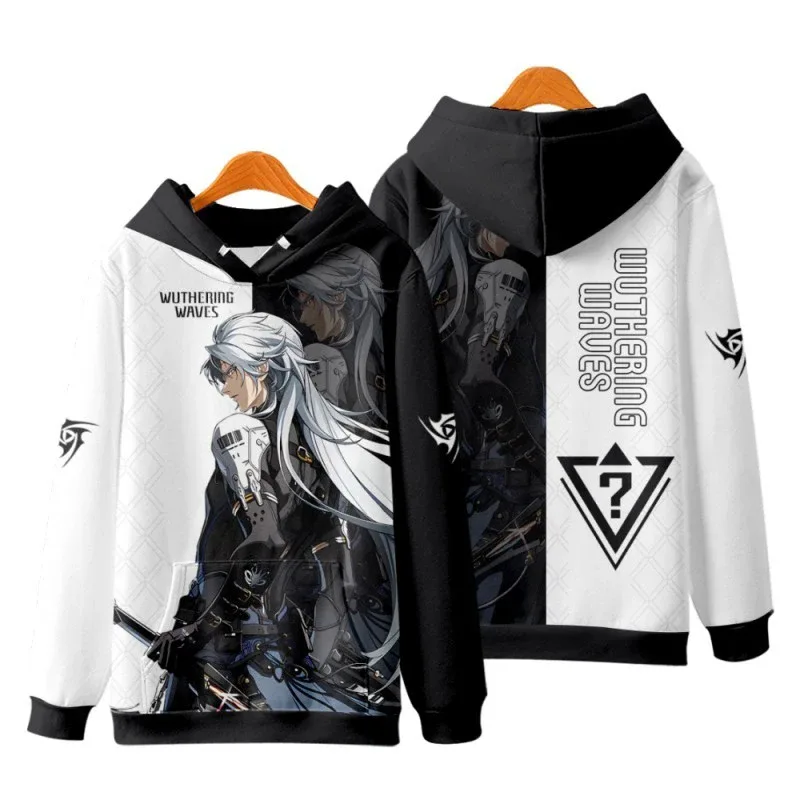 Game Wuthering Waves Cosplay Hoodies 3D Phrolova Print Men Women Anime Sweatshirt Autumn/Winter Hoodie Casual Y2k Tracksuit Coat