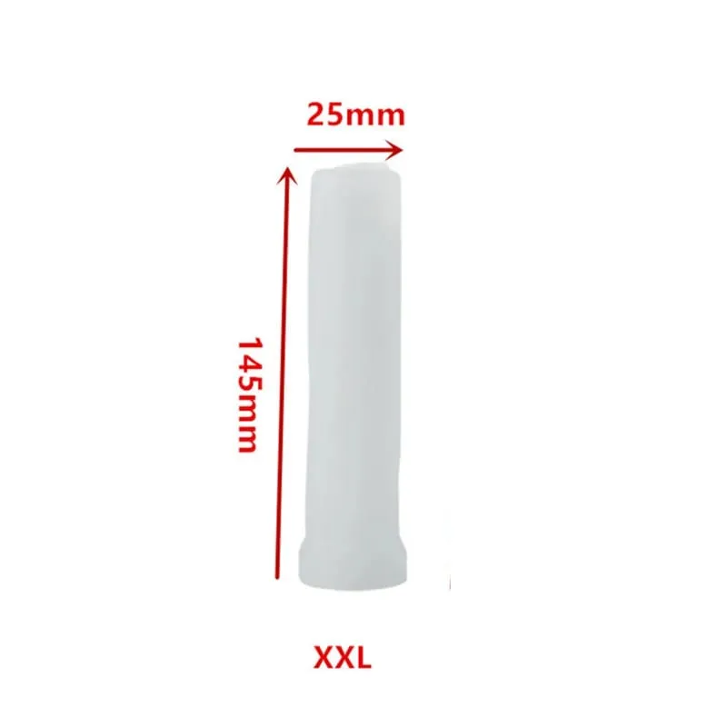 Silicone Sleeves For Penis Enlargement Extender Stretcher Pump Hanger Enlarger Help You Sustain An Erection Sex Products — image 21