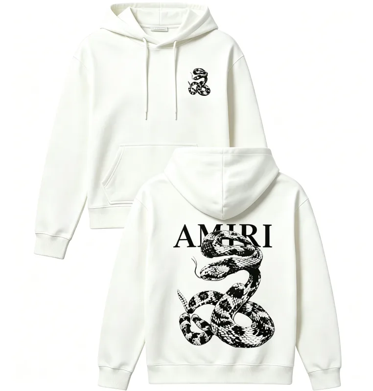Hoodie Longgar Grafis Ular Atasan Pilihan Pro Sweater Grafis Lengan Pendek Trendi Mewah Ringan Uniseks Serbaguna Pakaian Kasual
