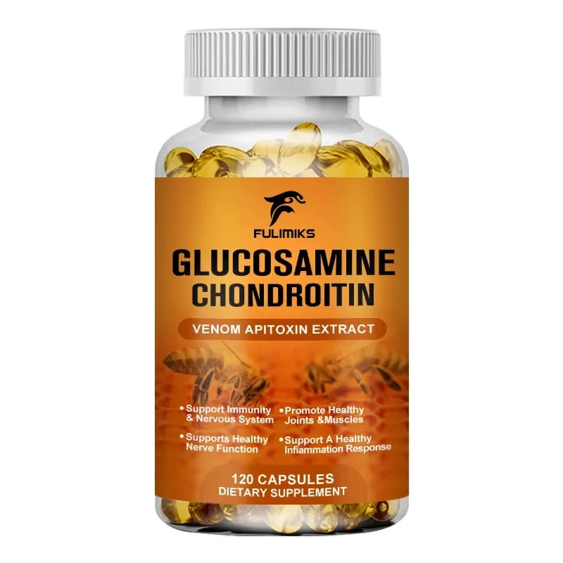Premium Glucosamine Chondroitin Supplement with Bee Venom MSM & Hyaluronic Acid Supports Joint Flexibility & Cartilage Health