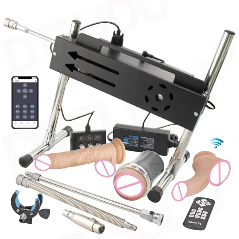 200W Super Powerful Sex Machine for Adult Masturbation Intelligent App Control Premium Love Machine with Dildo Adult Sex Toys