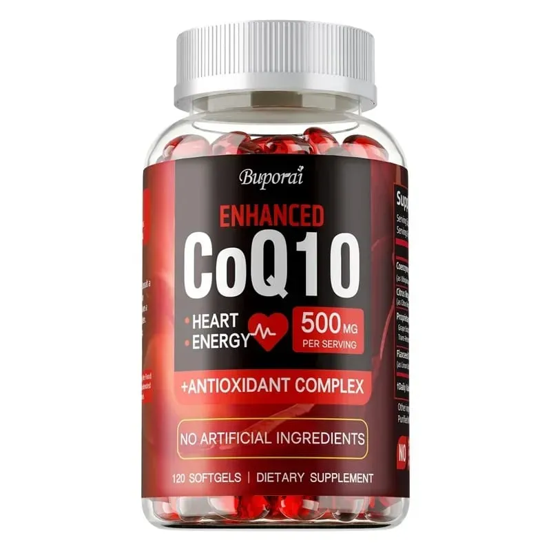 輔酶 Q10 補充劑 - 促進心血管和心臟健康 抗氧化劑為整體健康提供能量