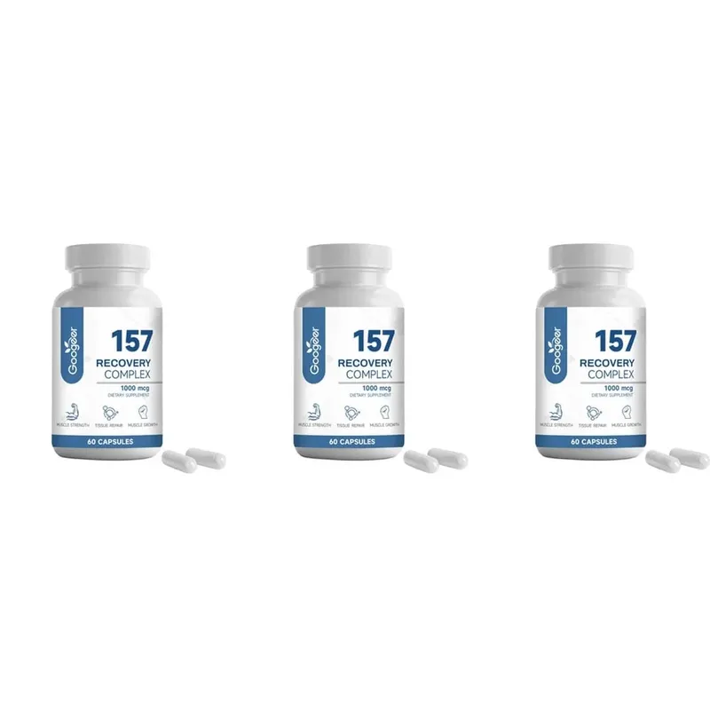 157 Recovery Complex Capsules with L-Valine and L-Glutamine for Recovery Support Muscle Growth Amino Blend 1000 Mcg 60 Capsules