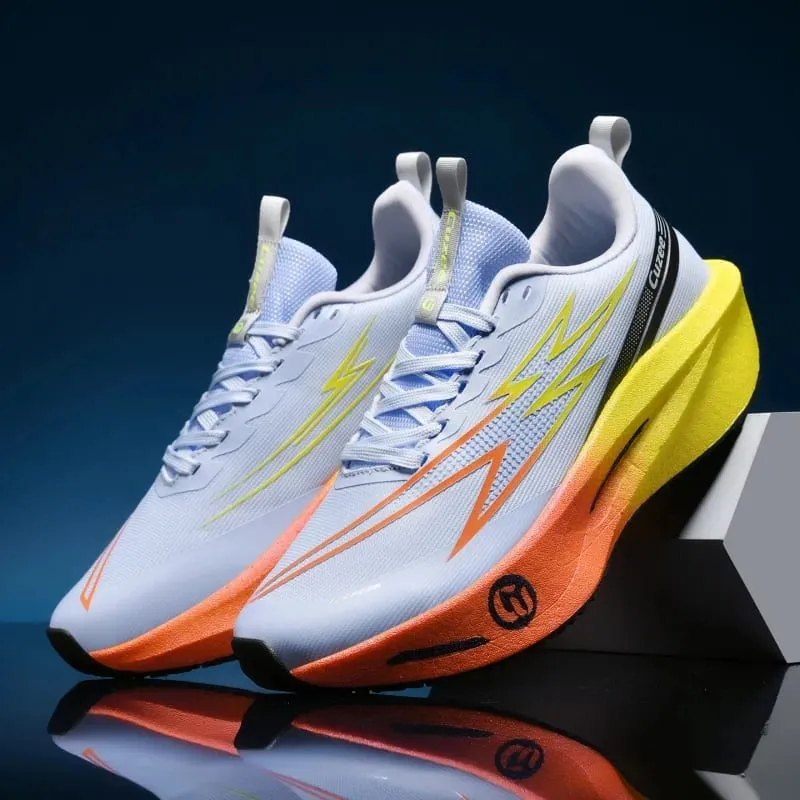 Men Running Shoes Carbon Board Speciality Marathon Sports Breathable Lightweight Women's Comfortable Athletic Leisure Sneakers