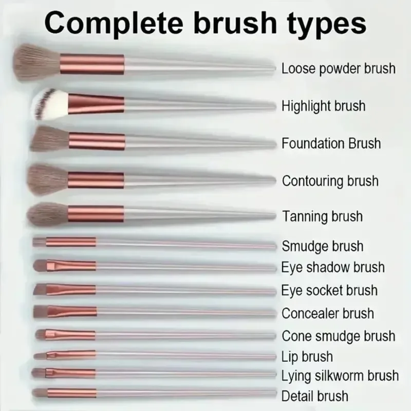 Makeup brush set soft and fluffy professional cosmetics foundation brush multi-style blending makeup brush beauty tools