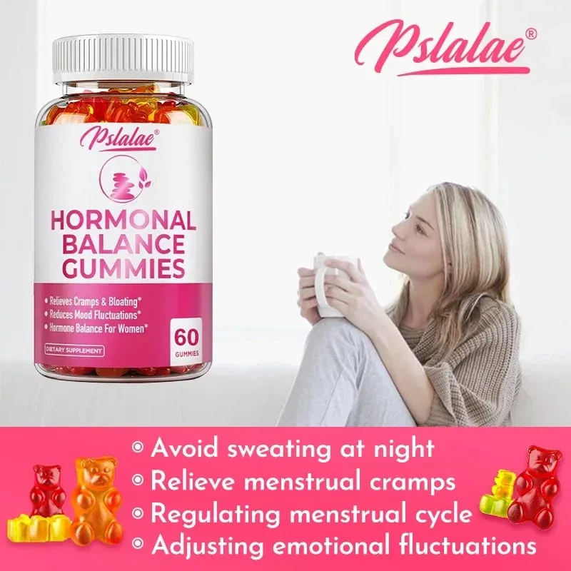 Female Hormone Balance Gummies - Improves Mood Promotes Hormonal Balance and Promotes Ovarian Health