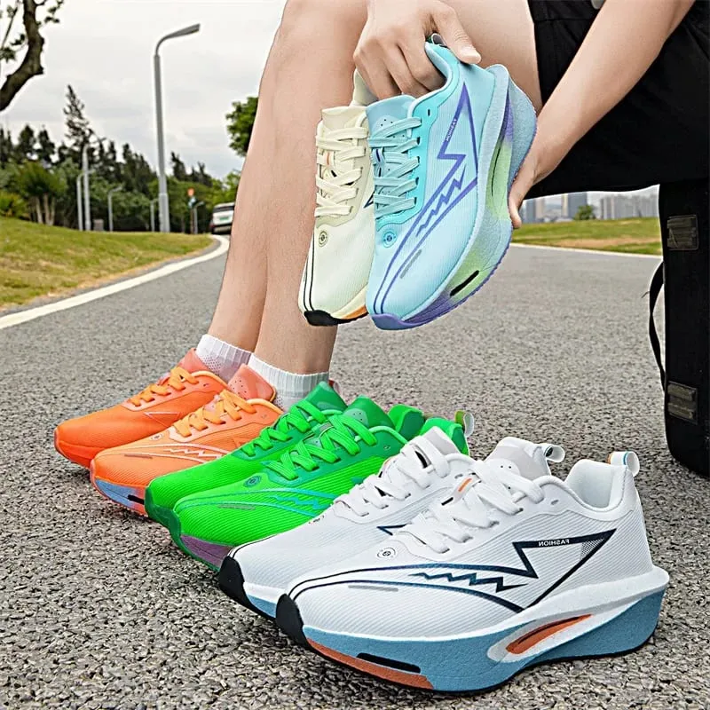 Marathon Men Running Shoes Carbon Board Speciality Sports Breathable Lightweight Women's Comfortable Athletic Chunta Sneakers