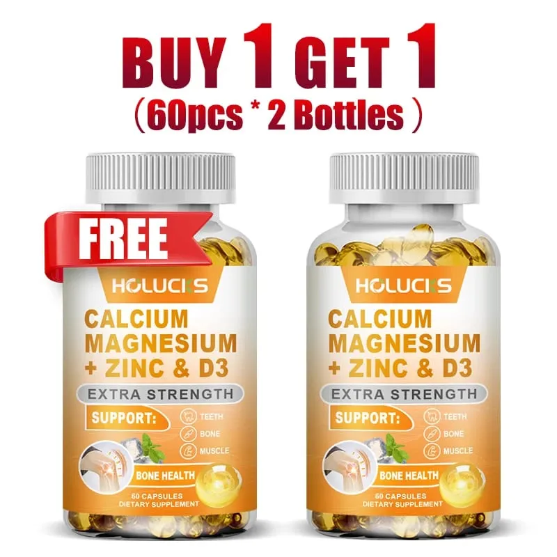 Organic Calcium Support Supplements with Magnesium Zinc & D3 Strengthen Bone Teeth & Nerve Wellness for Daily Life — image 9