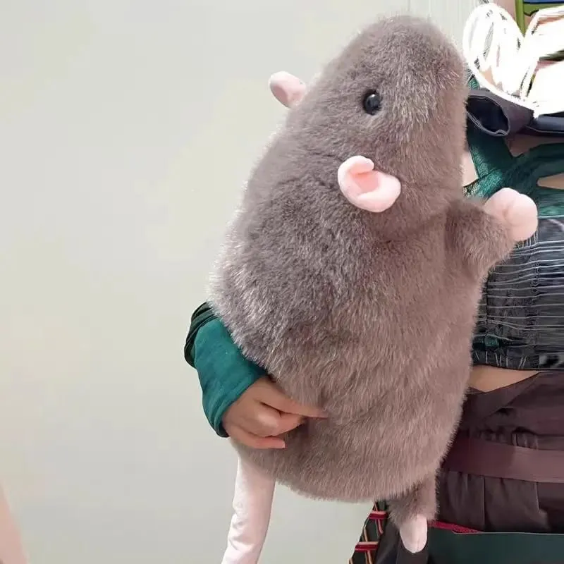 1Pc 35/50/90cm Cartoon Flower Branch Rat Soft Oversized Animal Figure Cute Simulation Big Mouse Plush Toy Pillow Birthday Gift