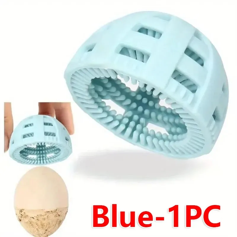 Brosse de lavage d'œufs en Silicone, outil spécialisé de nettoyage d'œufs, épurateur Flexible de qualité alimentaire pour œufs frais de ferme, utilisation en cuisine