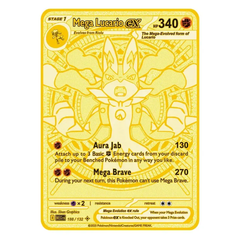 2026 NEW Pokemon Metal Card 10000 Points Arceus Charizard Super Card Golden English Mewtwo Vmax GX EX Anime Collection Card Gift