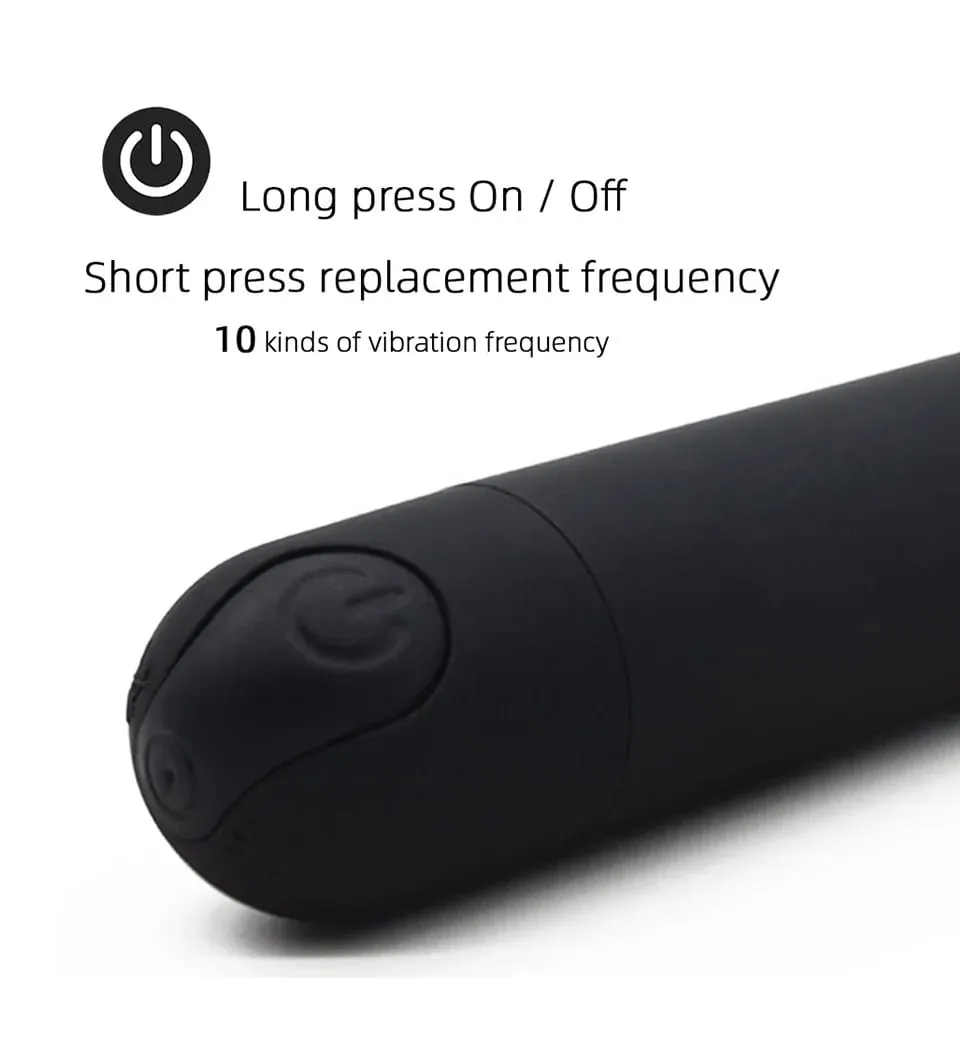 G Spot Bullet Vibrator Nipple Clitoral Stimulator 10 Vibration Mode Portable Mini Vaginal Anal Massager Adult Sex Toys for Women