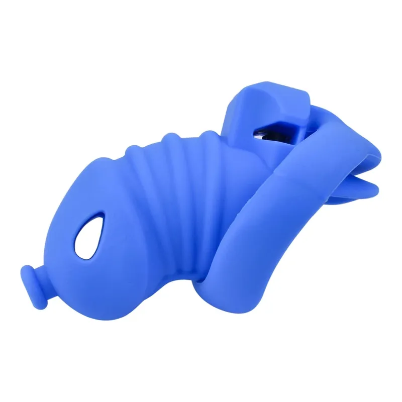 Silicone Penis Cage Male Dick Bondage Chastity Belt Dildo Lock For Cock Anti-Escape Sex Toys For Men Erotic Accessories