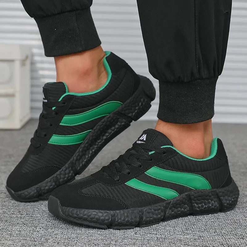 Unisex EVA Soft Sole Running Shoes Lightweight Vintage Multi-Use Sneakers Big Size Breathable Wear Resistant Walking TennisShoes