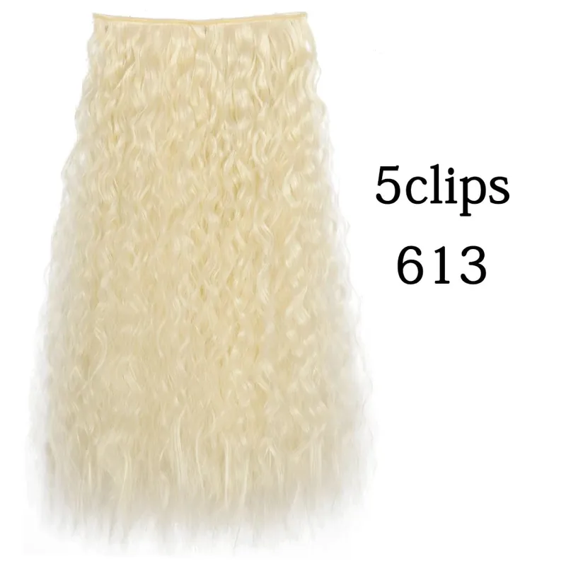 Tổng Hợp 22 32 Inch 5 Kẹp Tóc Chịu Nhiệt Giả Bộ Tóc Giả Dài Lượn Sóng Kiểu Tóc Kẹp Trong Tóc