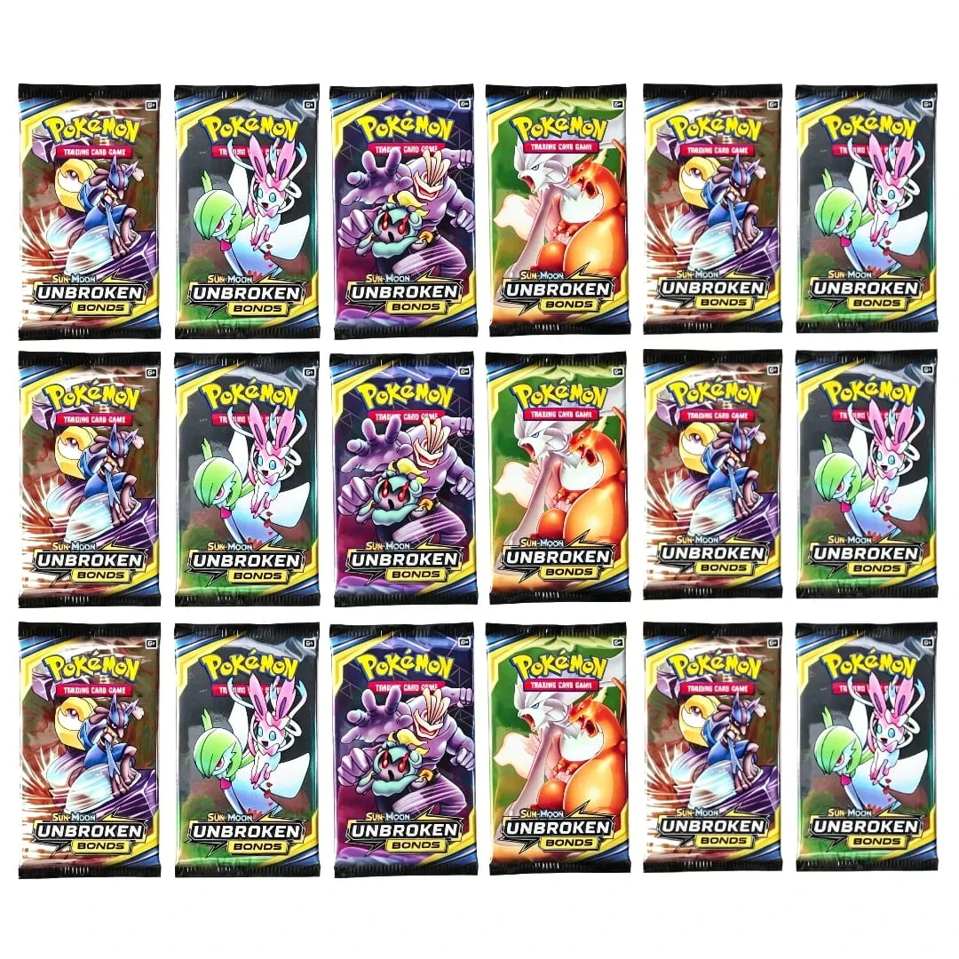 Pokemon TCG SUN & MOON Booster Box 36 Packs English Sealed Display Box Collectible Trading Card Game for Kids gift
