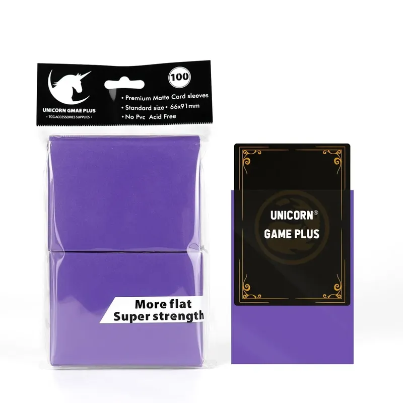 100pcs 2.5"x3.5" Premium Trading Card Sleeves 66x91mm Standard Sized Board Game Cards for MTG Magic Gathering Lorcana Game Card
