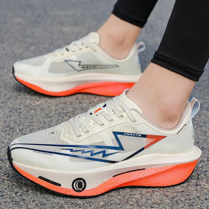 Men Running Shoes Carbon Board Speciality Marathon Athletic Nonskid Sneakers Sports Breathable Lightweight Women's Comfortable