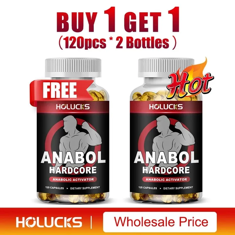 Anabol Hardcore Supplement Muscle Growth for Men To Build Lean Dense High Performance Enhancing Support Overall Health