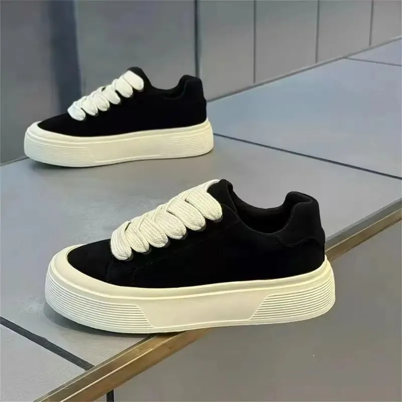 2025 Autumn New Trend Casual Board Shoes Mens Platform Heightening Casual Sneakers Fashion Lace-Up Comfortable Walking Shoes Men