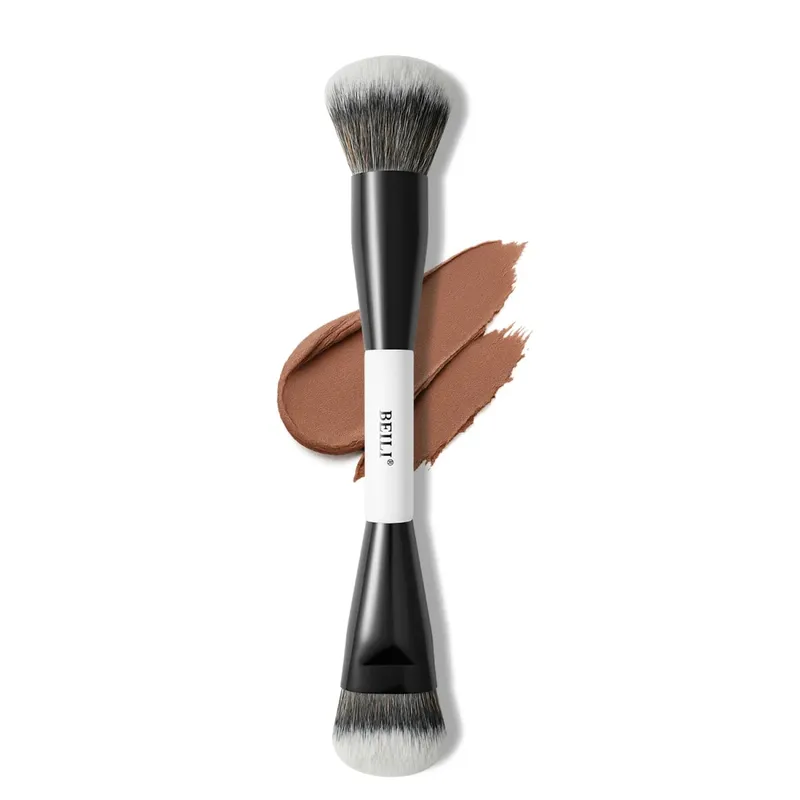 Dual-Ended Foundation Brush for Liquid & Cream Blend & Sculpt