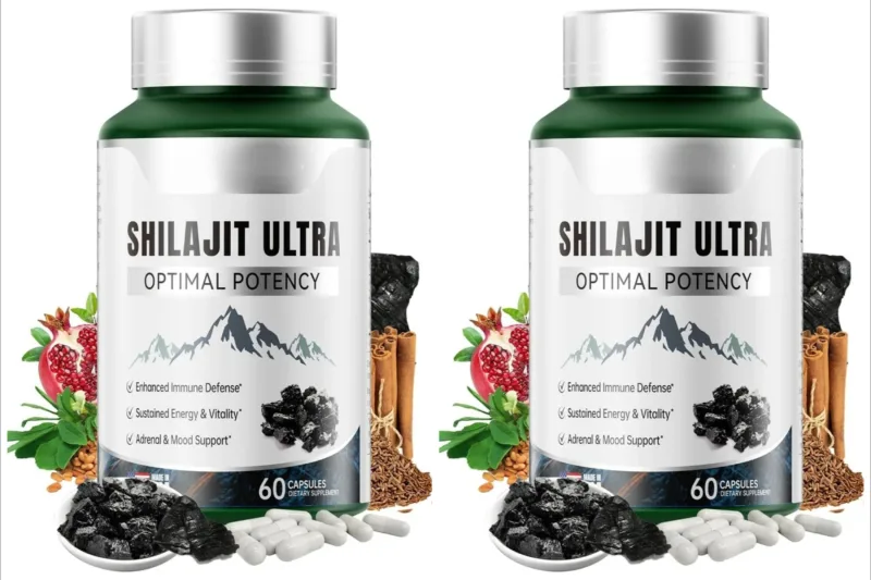 Suplemen Mineral Alami Shilajit Herbal dengan Asam Fulvat 60 Kapsul Formula Keseimbangan Vitalitas Kesehatan Harian untuk Kesehatan Pria