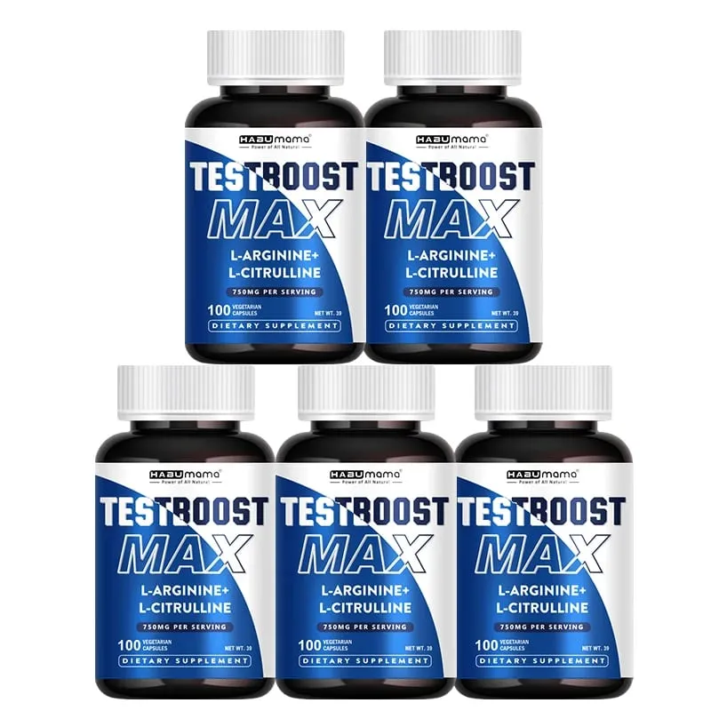 100 tablet na Panlalaking Supplement na may L-arginine L-citrulline Stamina & Energy Vegan | Maingat na Barko — image 5