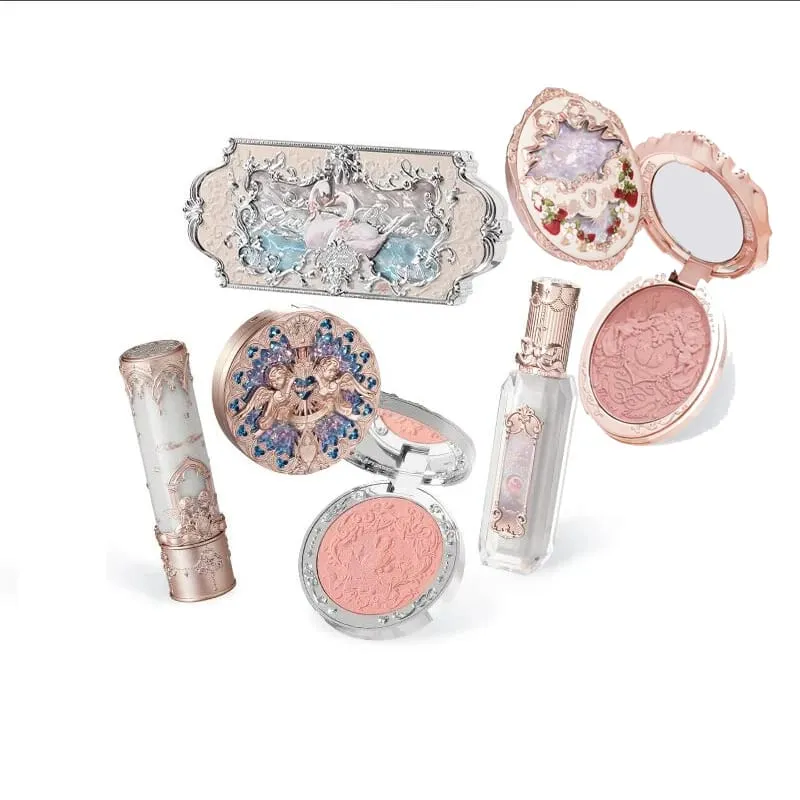 Flower Knows Makeup Kit Full Professional Makeup Gift Set Mermaid Angel Highlight Swan Lipstick 5 Piece Set — image 1