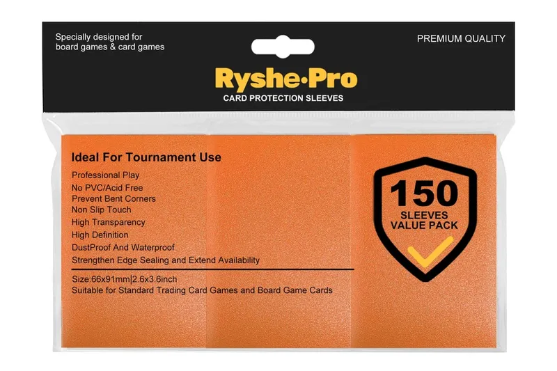 100pcs 2.5"x3.5" Premium Trading Card Sleeves 66x91mm Standard Sized Board Game Cards for MTG Magic Gathering Lorcana Game Card