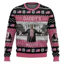 Home Alone Ugly Christmas Sweater Men Women Pullover Hot Sale Round Neck Long Sleeve Top Christmas Clothing 3D Funny Printed