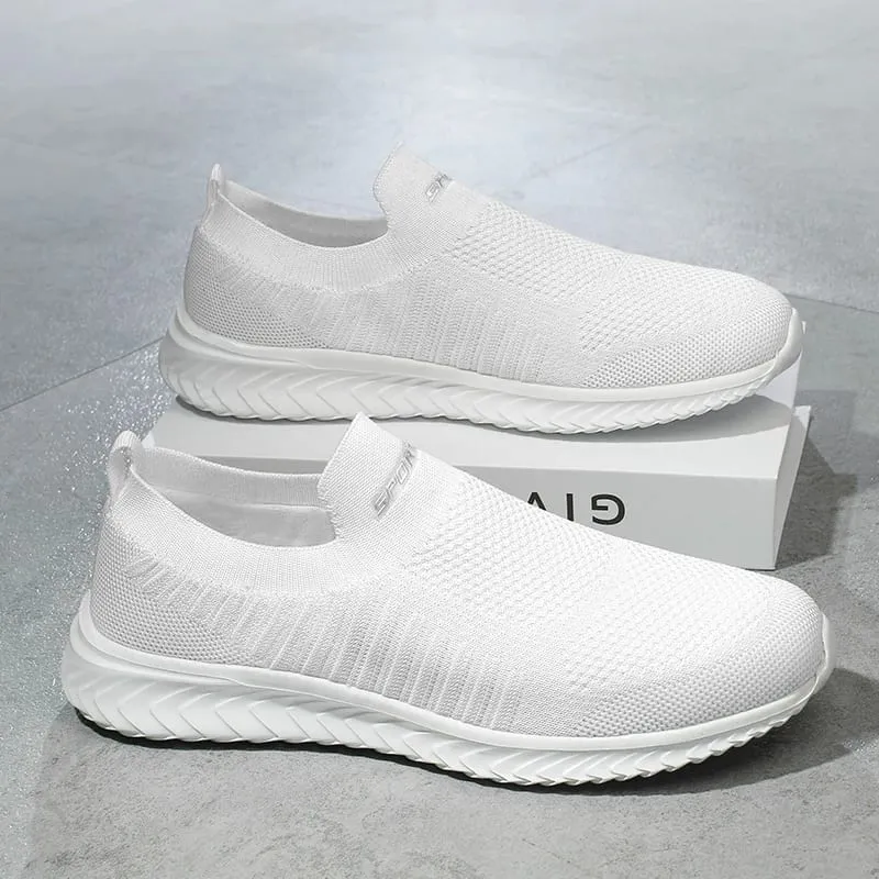 Men Vulcanize Shoes Mesh Men Shoes Lightweight Comfortable Men's Sneakers 2025 Autumn Fashion Slip on Flats Shoes Male Loafers