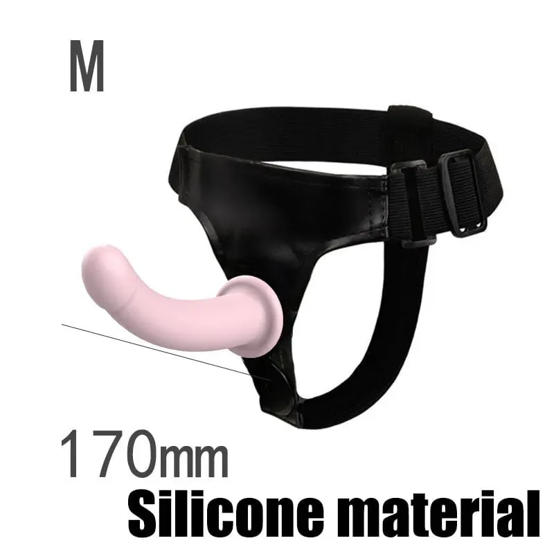 Remote Control Vibrating Silicone Strap On Dildo Harness Adjustable Wearable Pegging Panties for Couples Detachable Dual Stimu