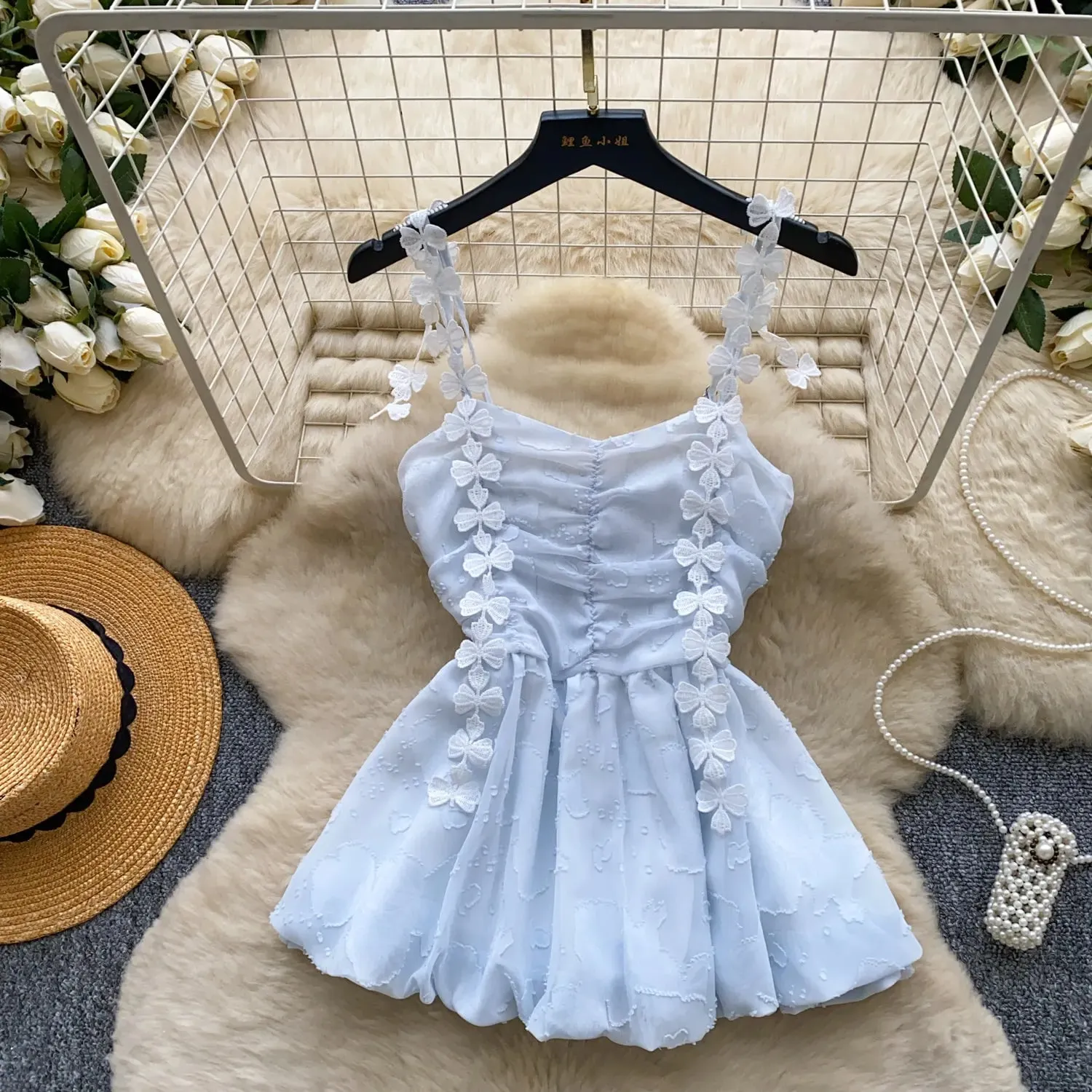 Chic Sweet Lace Floral Vintage Slim Camis Korean Tanks Top Elegant Basic Crop Top Women Bustier