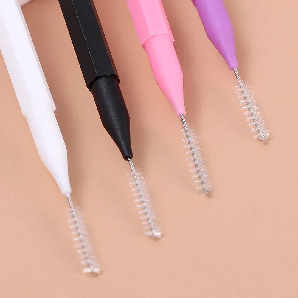 5-50PS Portable Mini Eyebrow Brushes Disposable Eyelash Brow Lifting Brush Applicators Lash Extension Comb Beauty Makeup Tools — image 4